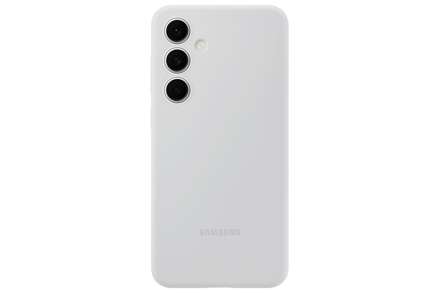 Samsung Backcover – für Samsung Galaxy S24 FE – grau – Silikon