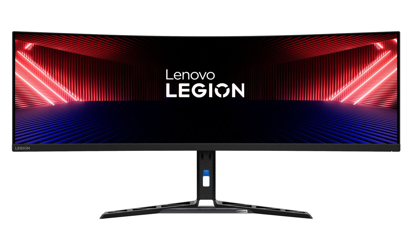 Lenovo Legion R45W-30 – Monitor, 44,5", VA, 170 Hz, 450 cd/m², Gebogen, USB-C, Integrierte Lautsprecher, Schwarz