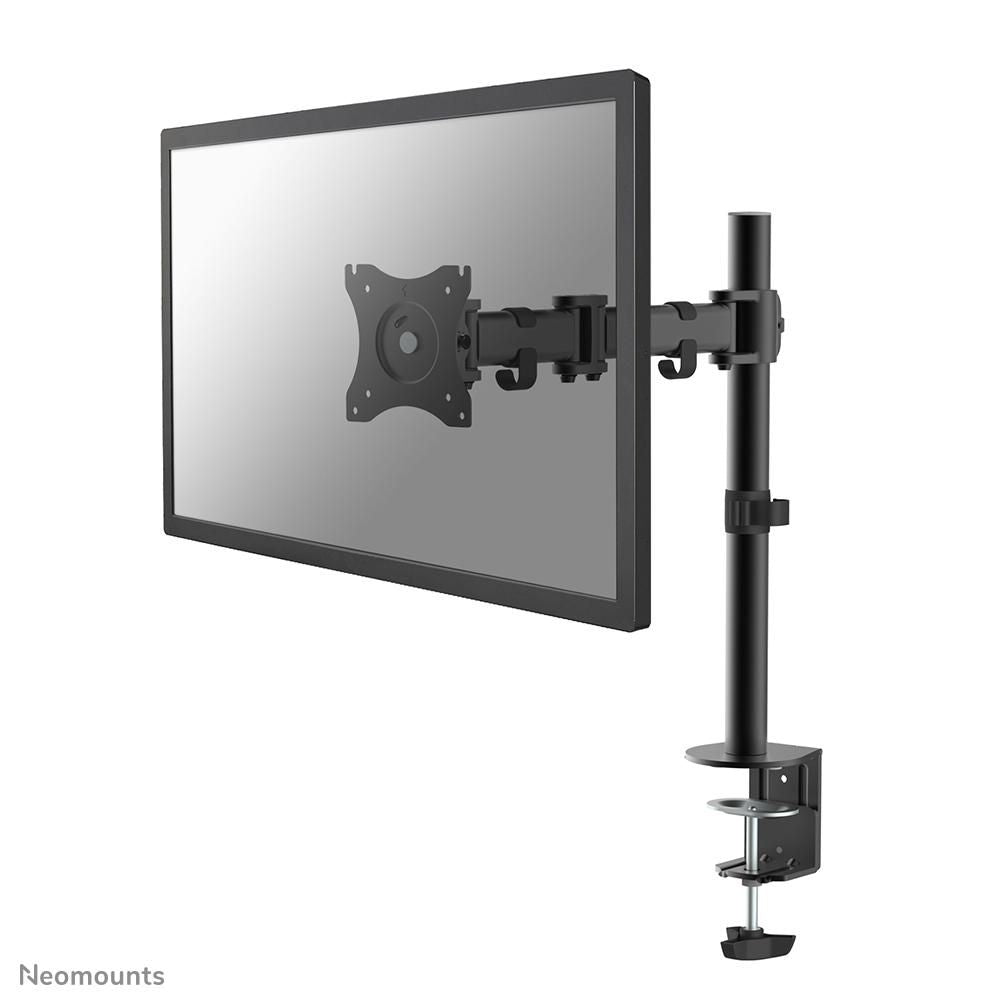 Neomounts Monitorarm, bis 27", VESA 75 × 75/100 × 100 mm, höhenverstellbar, schwenk-/drehbar, schwarz