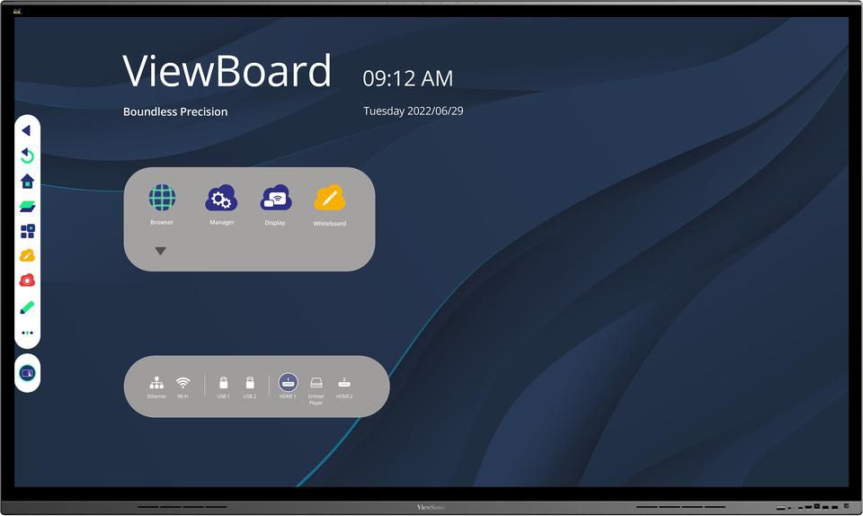Viewsonic IFP8662 – Interaktives Touch-Display, 86", Ultra HD 4K, 350 cd/m²