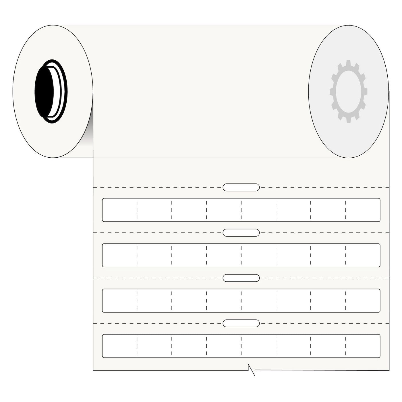Brady Etiketten (Rolle) – für BBP33, i3300, i5300