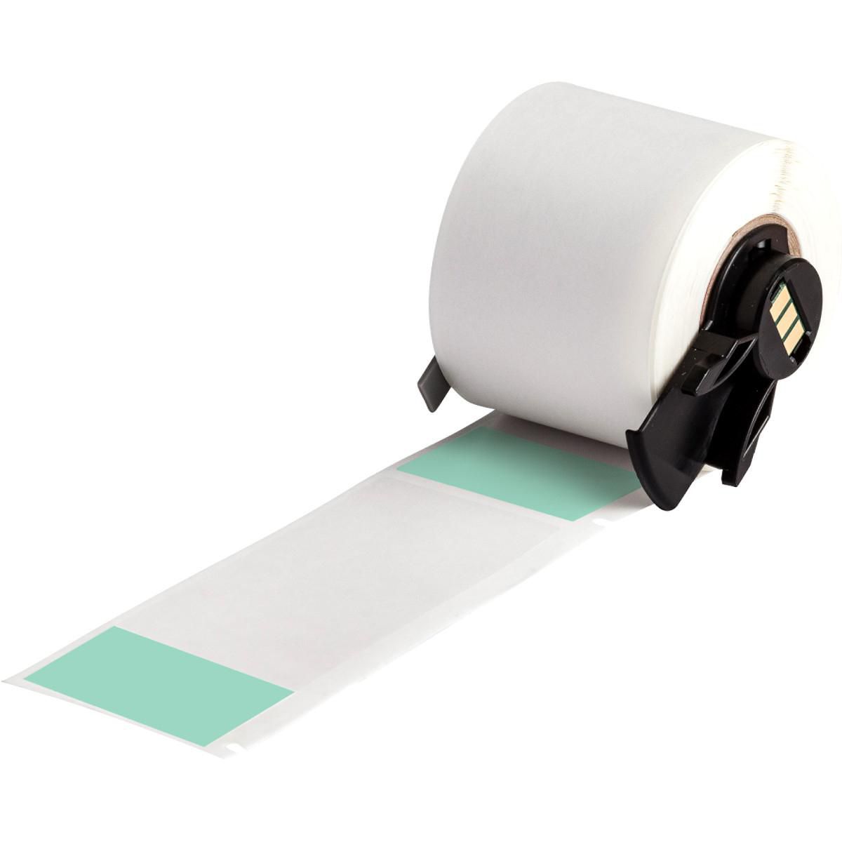 Brady Etiketten (Rolle) 38 × 102 mm – Vinyl, grün – permanent haftend – Thermotransfer – für BMP61, BMP71