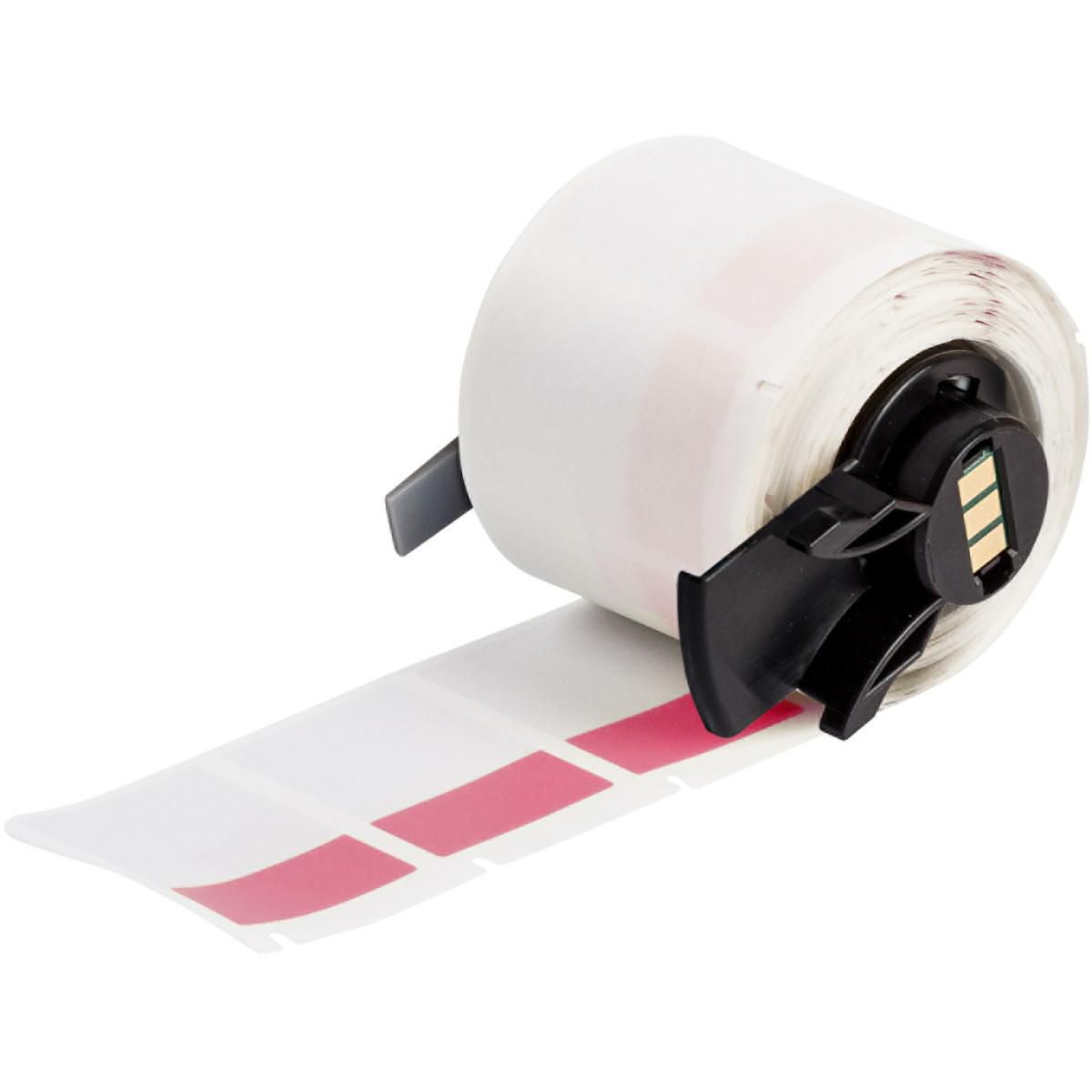 Brady Etiketten (Rolle) 25 × 38 mm – Vinyl, rot – permanent haftend – Thermotransfer – für M610