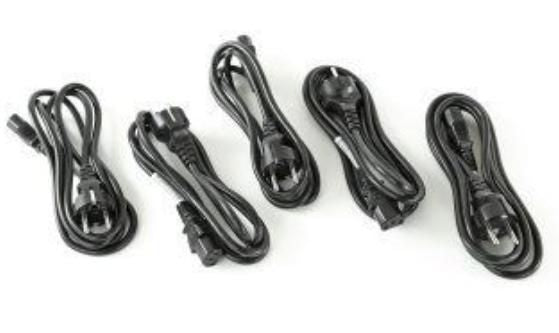 Zebra Netzkabel, 220 V, 5 Stück