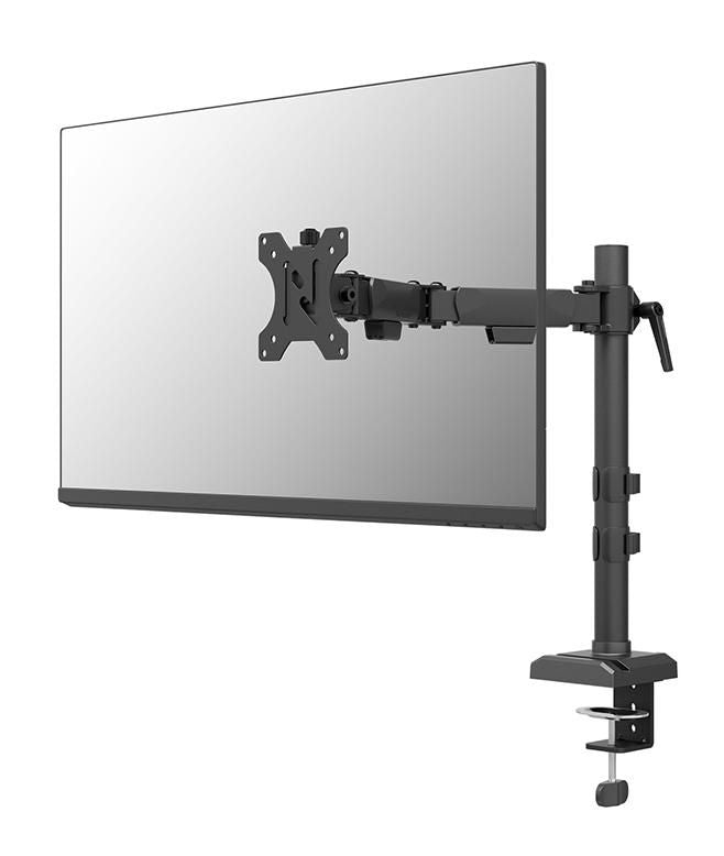 Neomounts DS60-600BL1 Monitorarm – NERO Single, Quick-Fix, Tischklemme