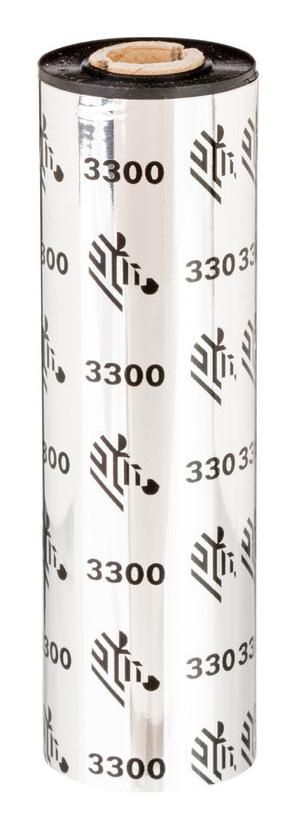 Zebra Thermotransferband – Wachs/Harz – 64 mm × 74 m, Kern 12 mm – 12er-Pack