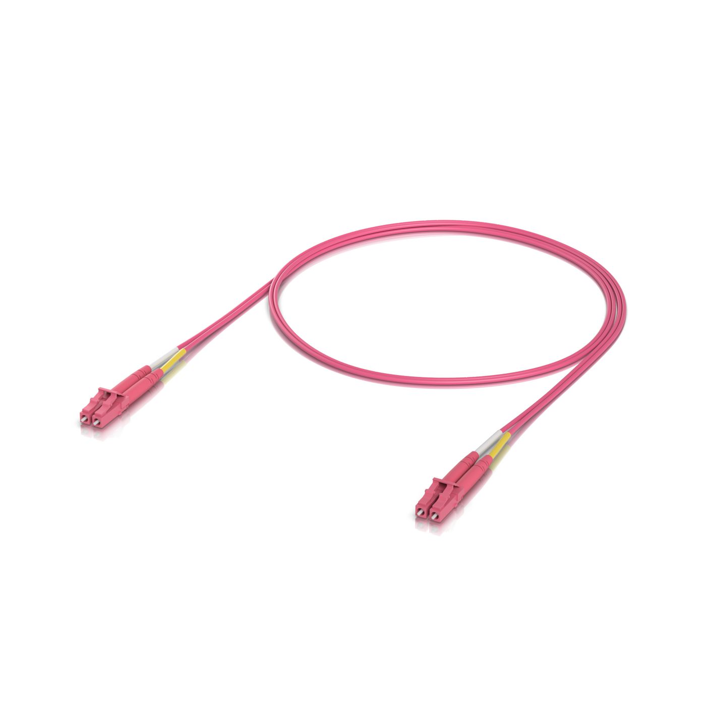 Ubiquiti LWL-Patchkabel – LC–LC, Multimode (OM4), 1 m, 50er Pack, LSZH, Rose