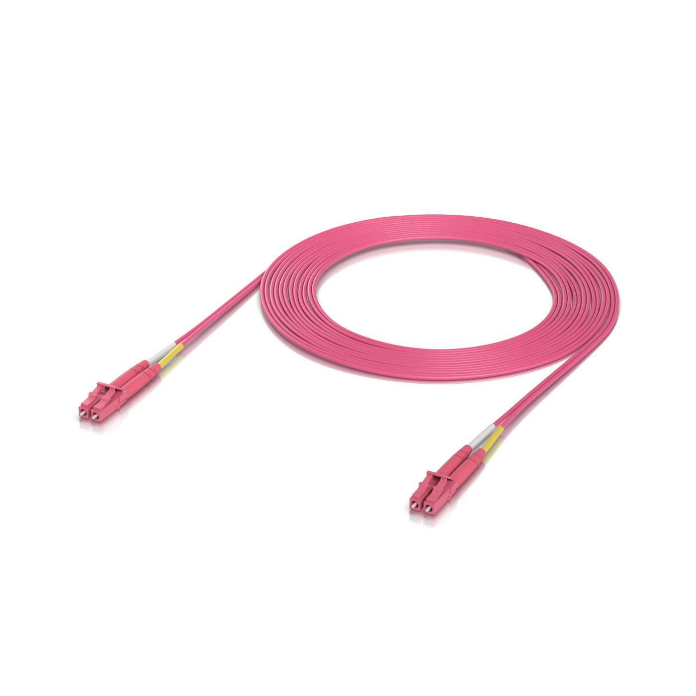 Ubiquiti LWL-Patchkabel (50 Stück) – LC-LC, Multi-Mode (OM4), 3 m, LSZH, Rose