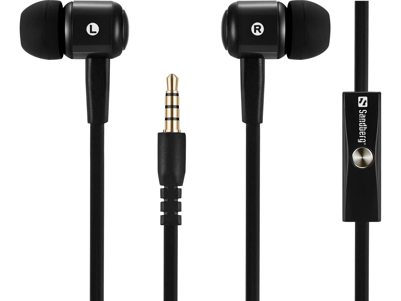 Sandberg Speak n Go – In-Ear Kopfhörer – Schwarz