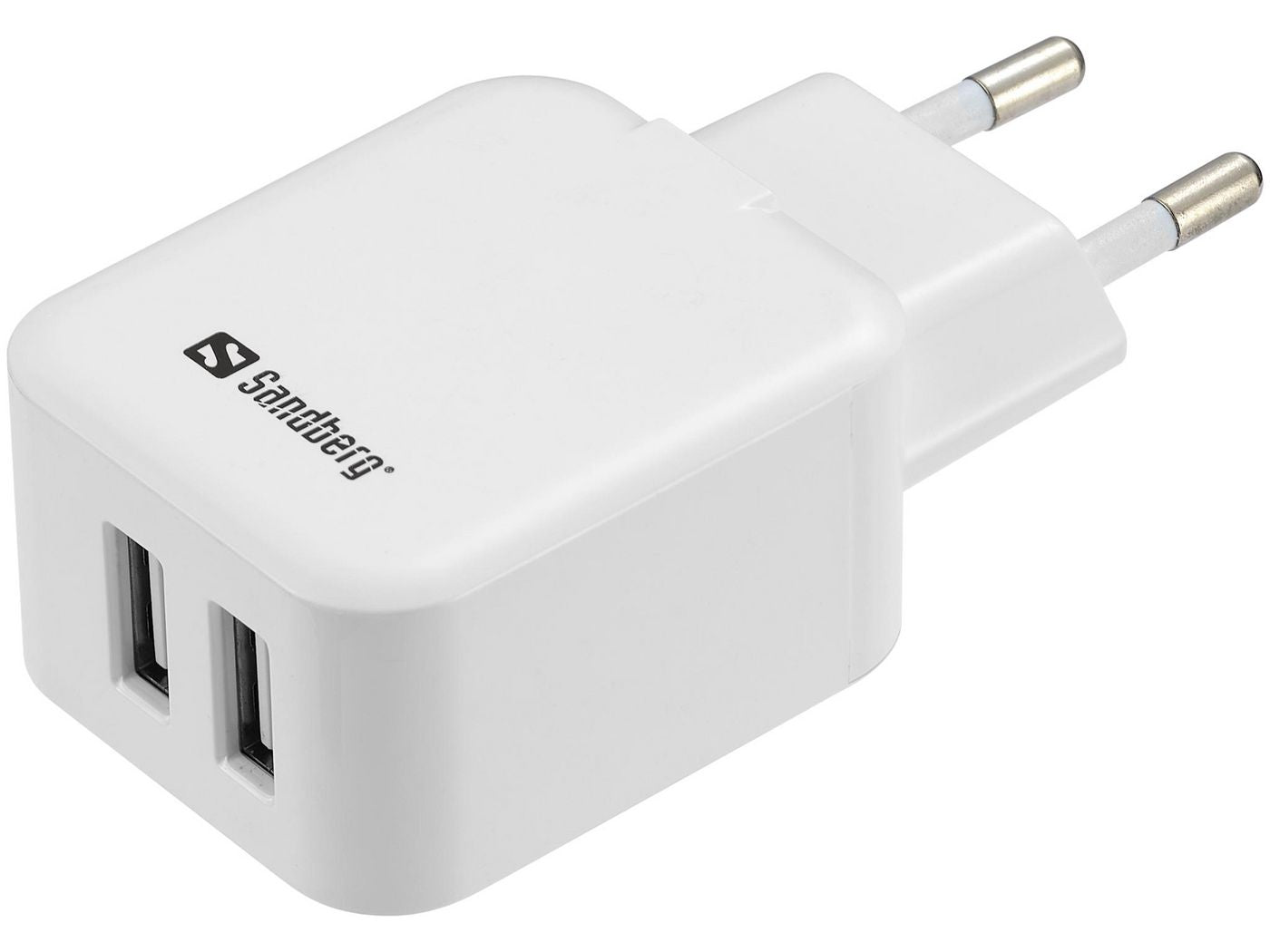 Sandberg Netzteil (EU) – 2× USB-A (2,4 A + 1 A)
