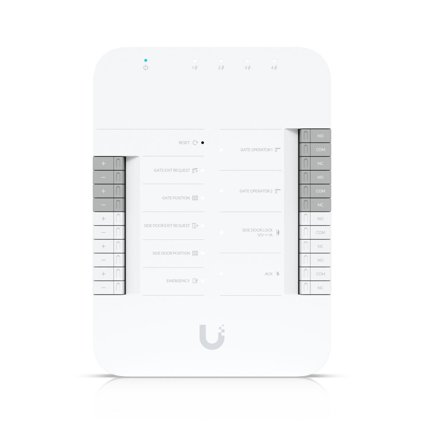Ubiquiti UniFi Access Hub UA-HUB-GATE – für Reader und Intercom, 175 × 26 × 126 mm, weiss