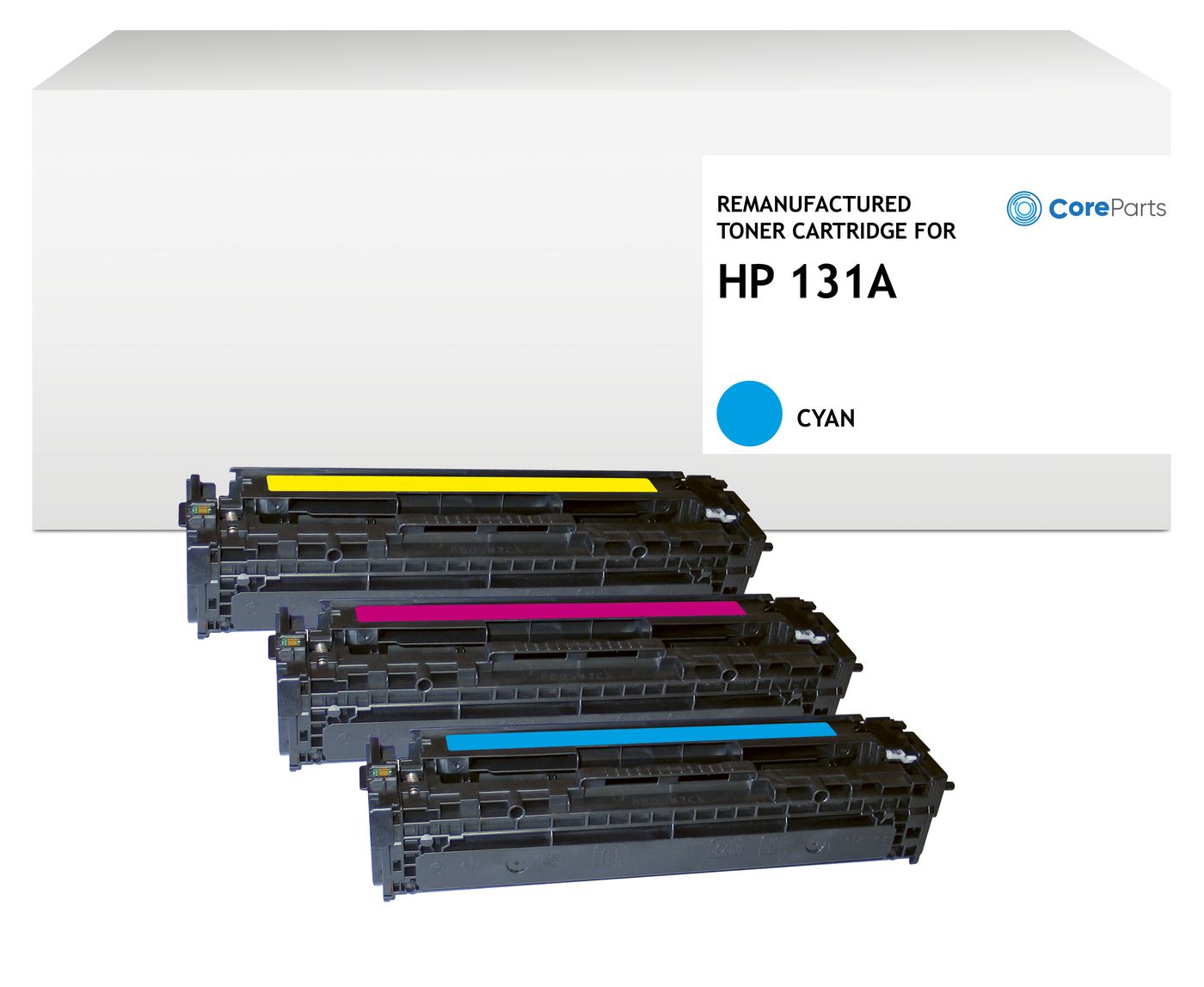 CoreParts Toner-Multipack – C/M/Y, 1800 Seiten – für Canon, HP