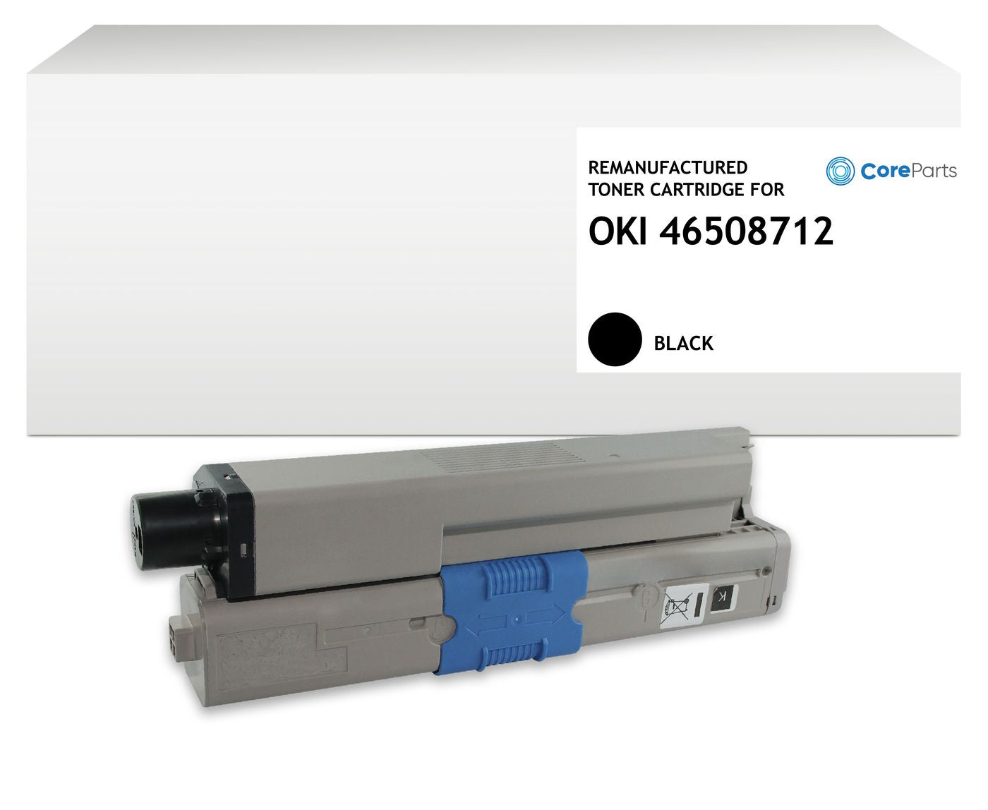 CoreParts Toner - Schwarz, 3500 Seiten - für OKI