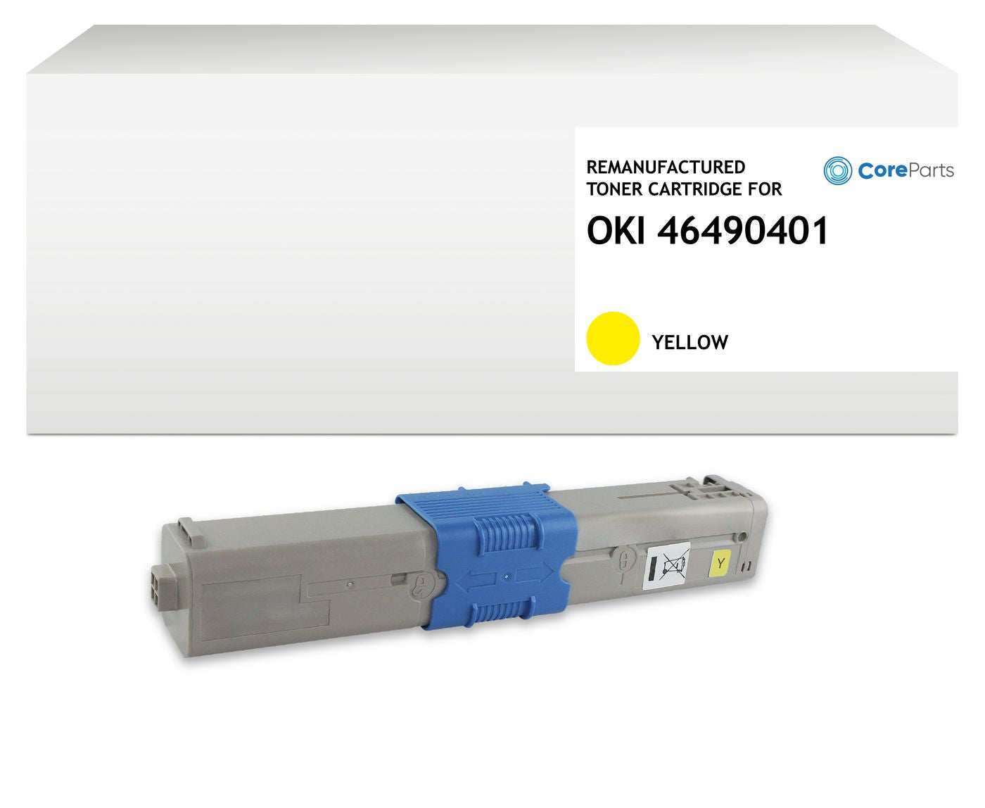 CoreParts Toner – Gelb, 1500 Seiten – für OKI