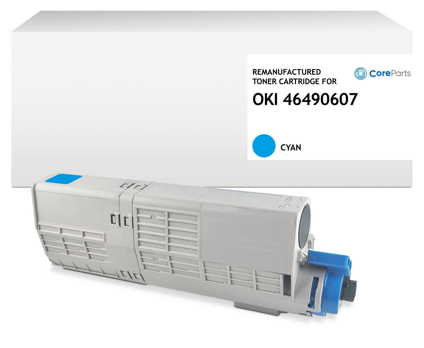 CoreParts Toner – cyan, 6000 Seiten – für OKI