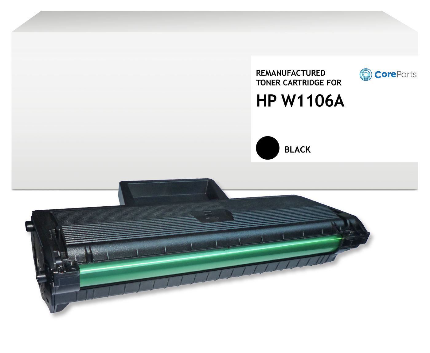 CoreParts QI-W1106A+100 Schwarzer Toner – Kompatibel – für HP