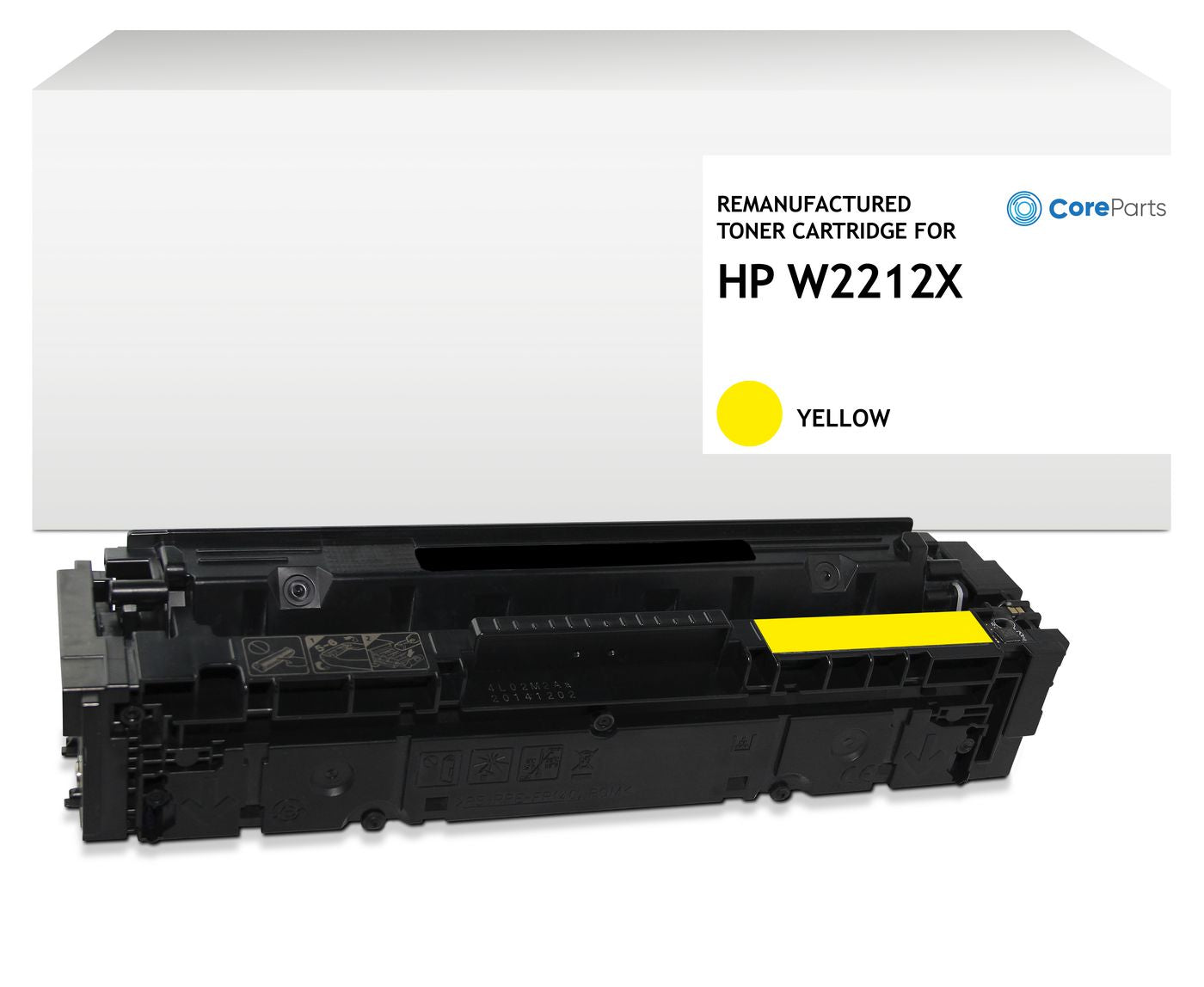 CoreParts QI-W2212X Gelber Toner – Original – für HP Color LaserJet Pro M255dw/M255nw/M282nw