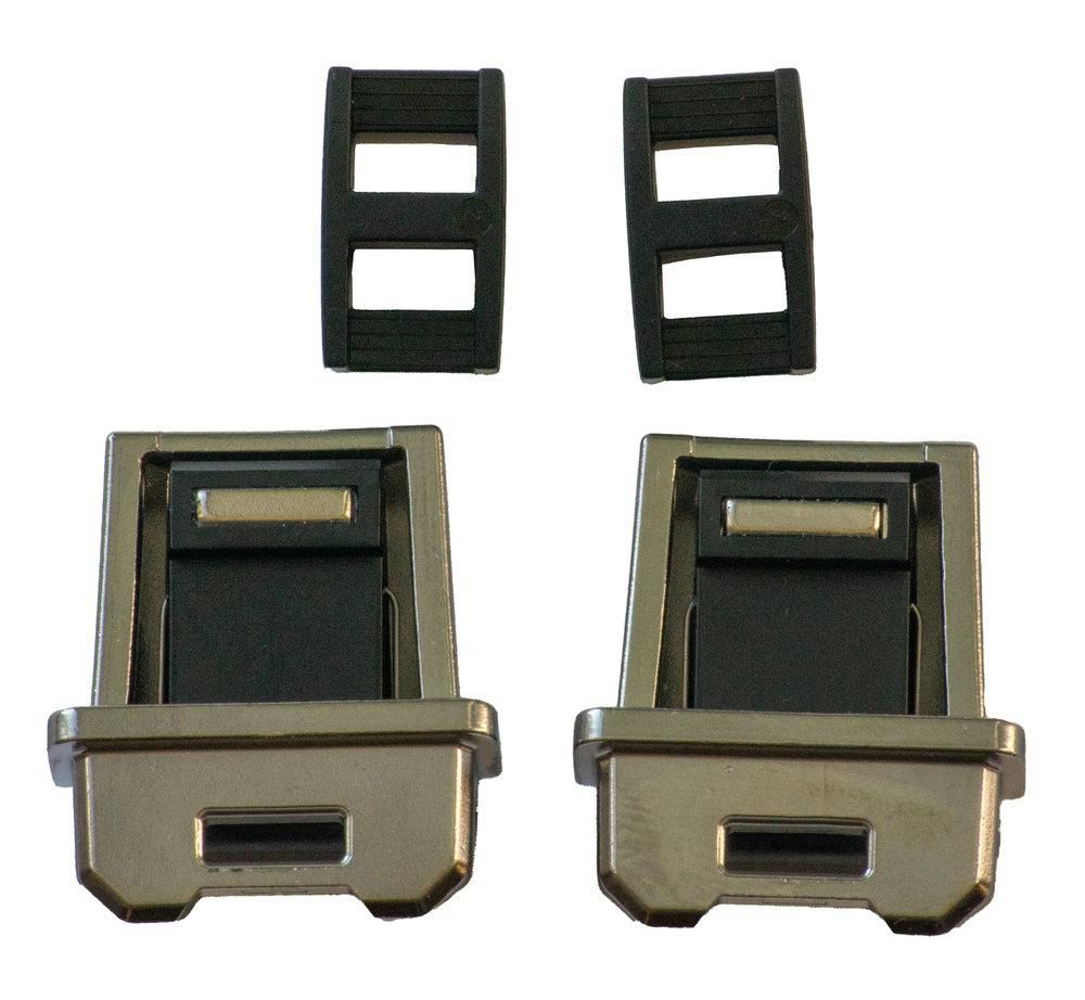 Zebra Befestigungsclips für Zebra ET6x (ET60/ET65, inkl. W-Modelle) – Schwarz/Stahl