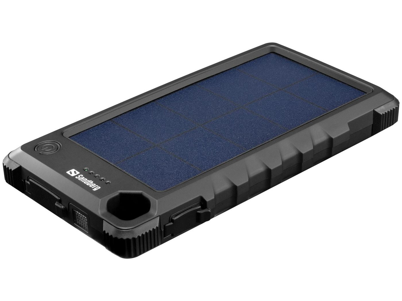Sandberg Powerbank 10000 mAh, Solar, für Smartphones, Schwarz