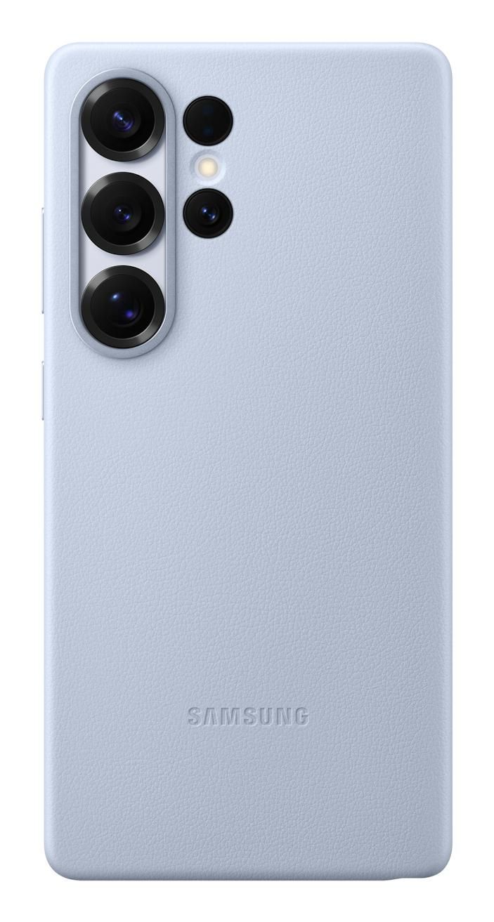 Samsung Backcover – für Samsung Galaxy S25 Ultra – hellblau – Kunstleder