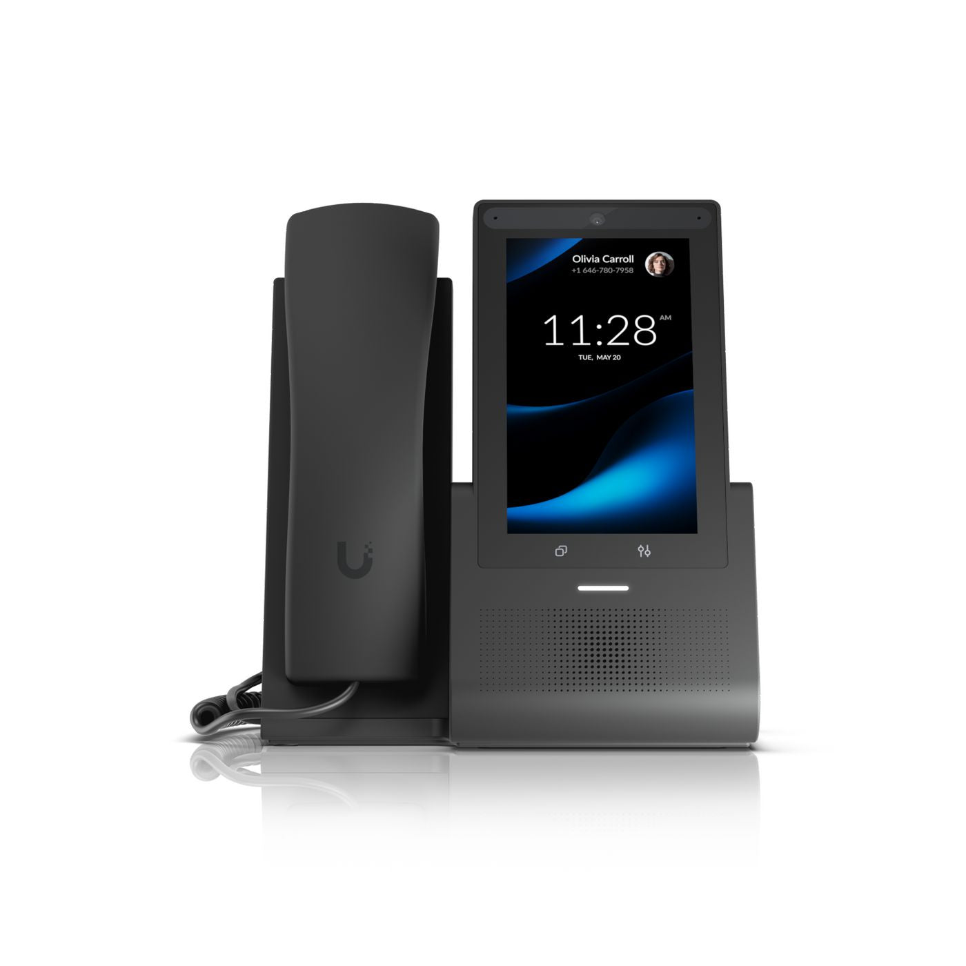 Ubiquiti UniFi Talk G3 Touch Pro – IP-Videotelefon, 5" Touch, WLAN/BT, Gigabit, PoE, für UniFi Talk, schwarz