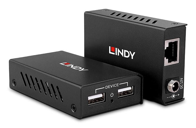 Lindy USB 2.0 Extender über Cat6, 2-Port, bis 100 m