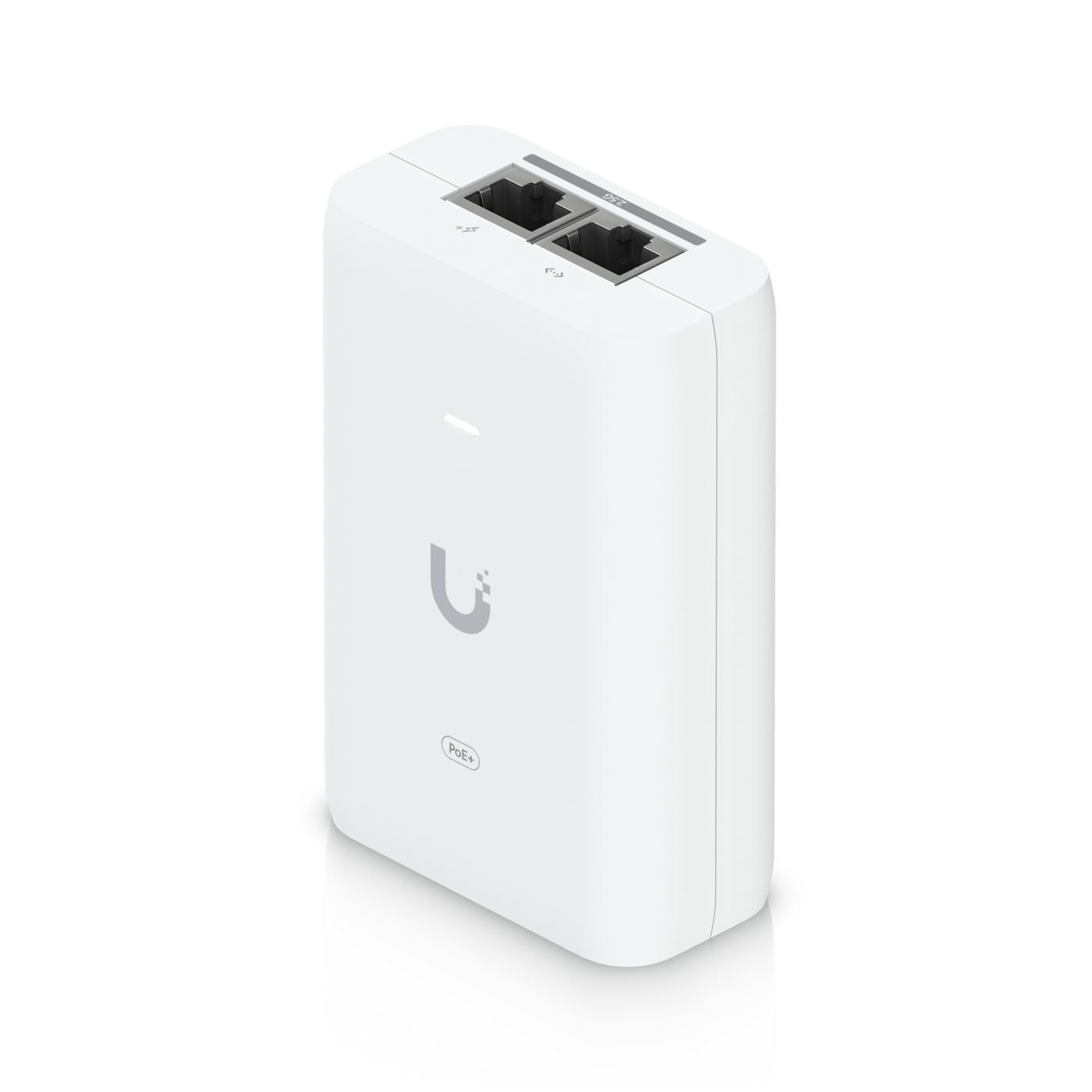 Ubiquiti UACC-PoE+-2.5G PoE-Injektor 30 W – 48 V PoE, 2,5 GbE×2 – Wandmontage – Weiss