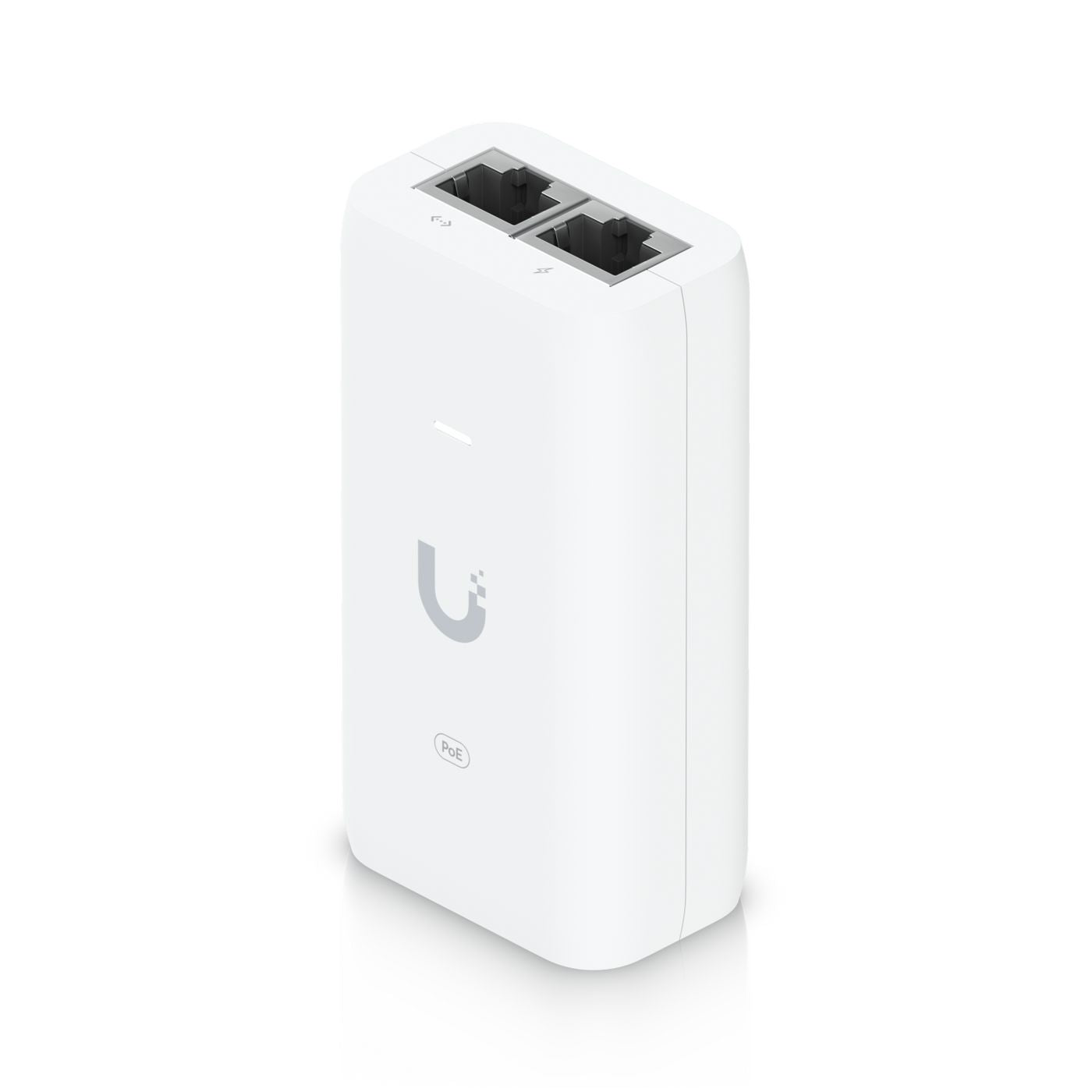 Ubiquiti PoE-Injektor 15 W – Aktives PoE, Gigabit Ethernet, RJ-45×2, 48 V – Weiss