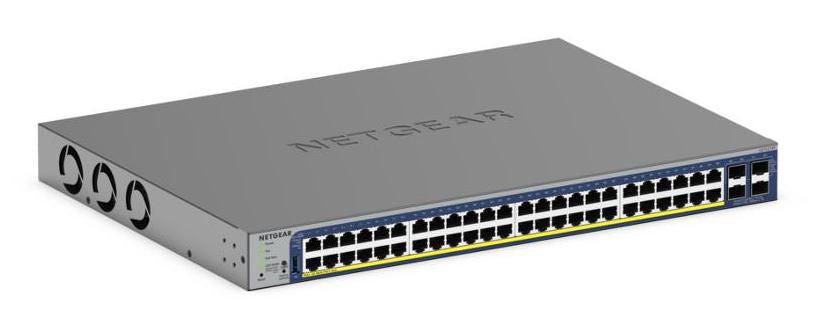 NETGEAR GS752TXP – Managed Switch – 48×10G, 4×SFP+, L2/L3, PoE+ 380 W, 19" Rack
