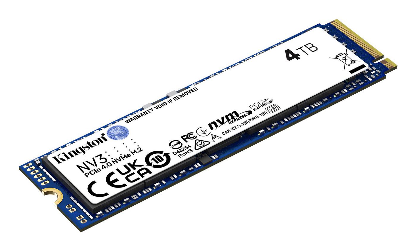 Kingston NV3 – 4000G, 4 TB, M.2 2280 NVMe SSD
