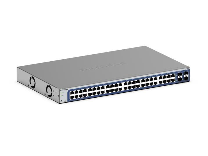 NETGEAR GS748T – Managed L2/L3/L4 Switch – 48× 1G, 2× SFP, 19"