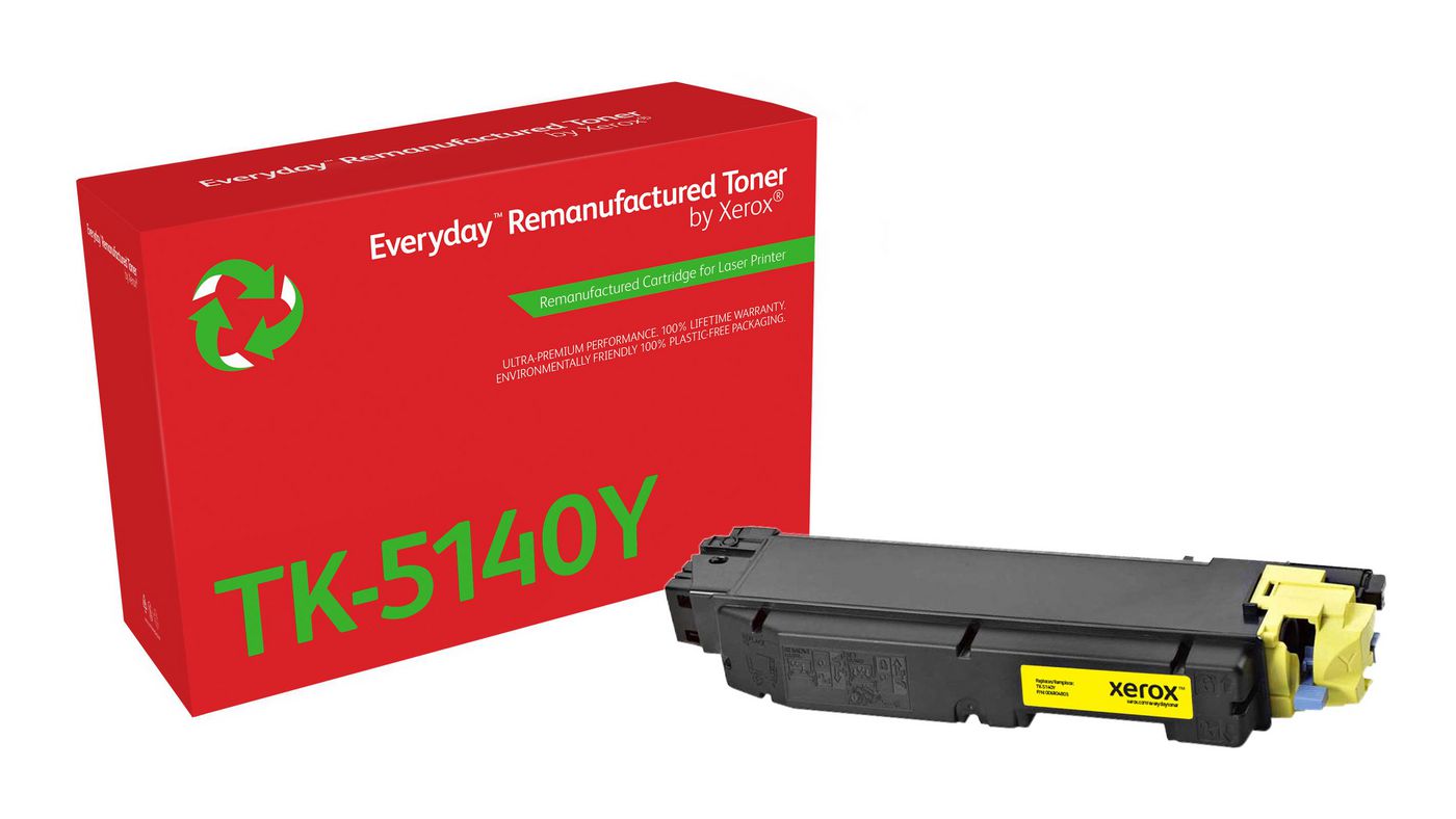 Xerox TK-5140Y Gelber Toner – Kompatibel – 5'000 Seiten – für Kyocera ECOSYS M6030cdn/M6530cdn/P6130cdn