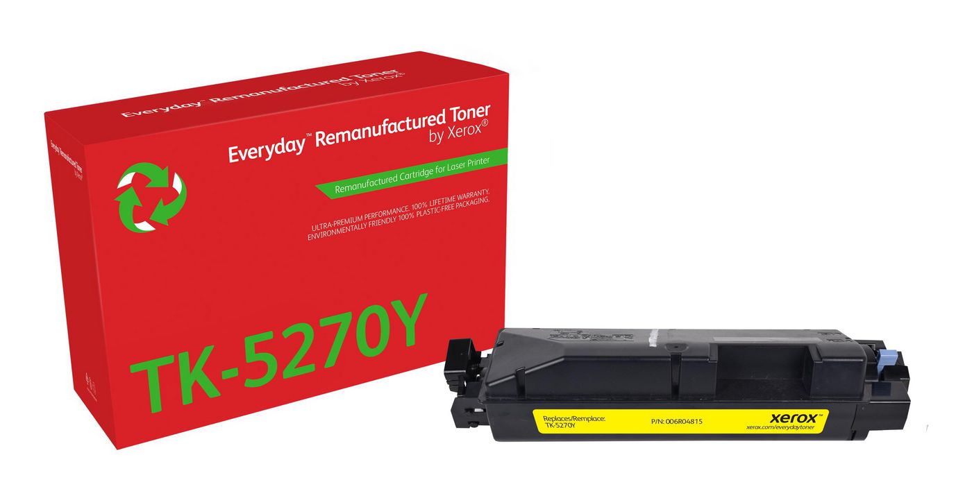 Xerox TK-5270Y Gelber Toner – Kompatibel – 6'000 Seiten – für Kyocera ECOSYS M6230/M6230cidn/M6630 und andere