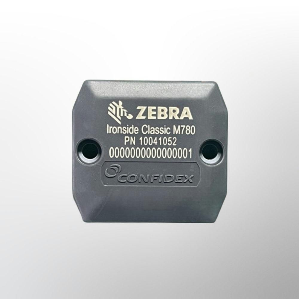 Zebra IRONSIDE – RFID-Hardtag, 51,5 × 47,5 × 10 mm, Grau, 500 Stück/Packung