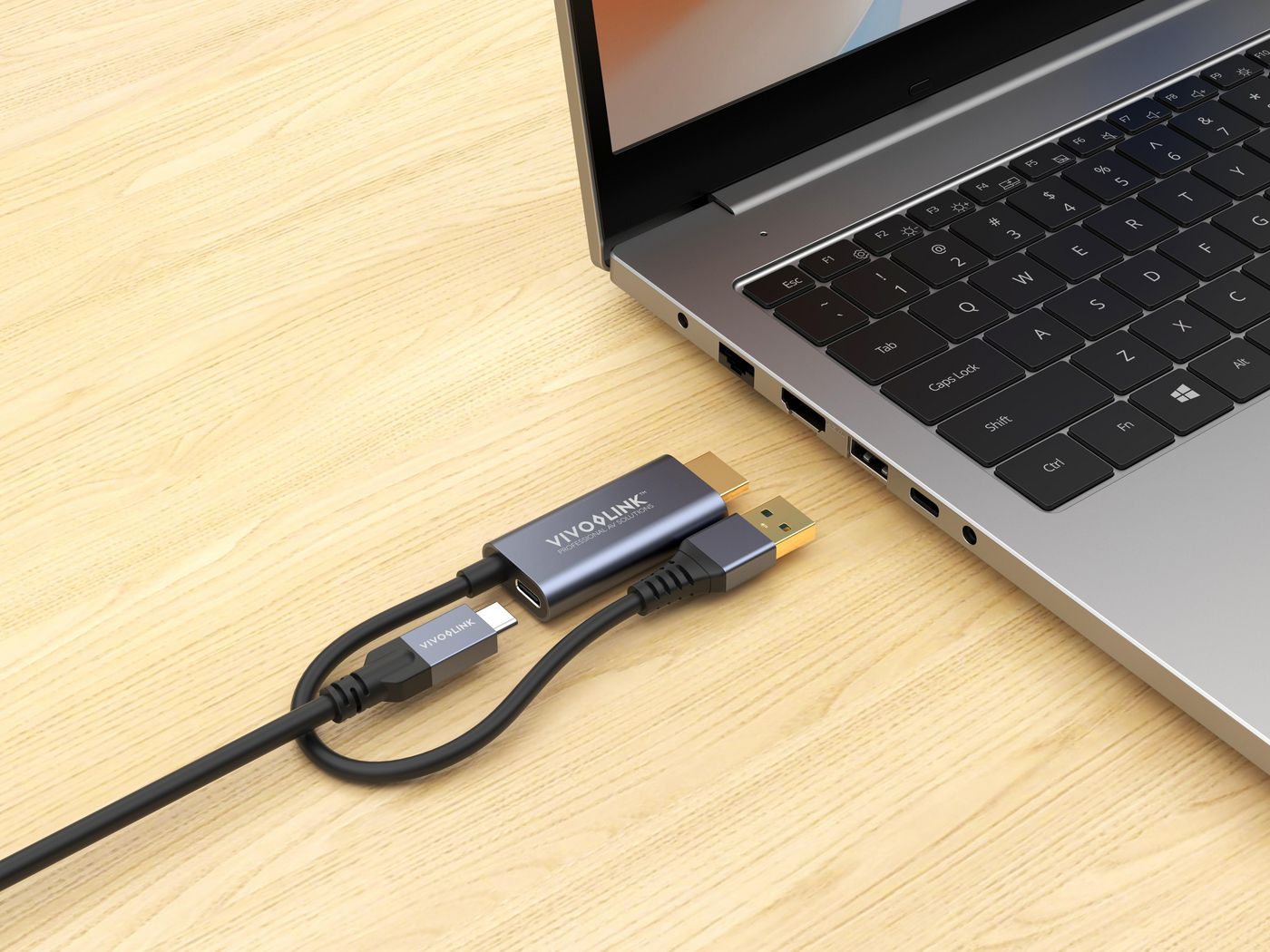 Vivolink PROADHDMI Adapter HDMI & USB-A zu USB-C
