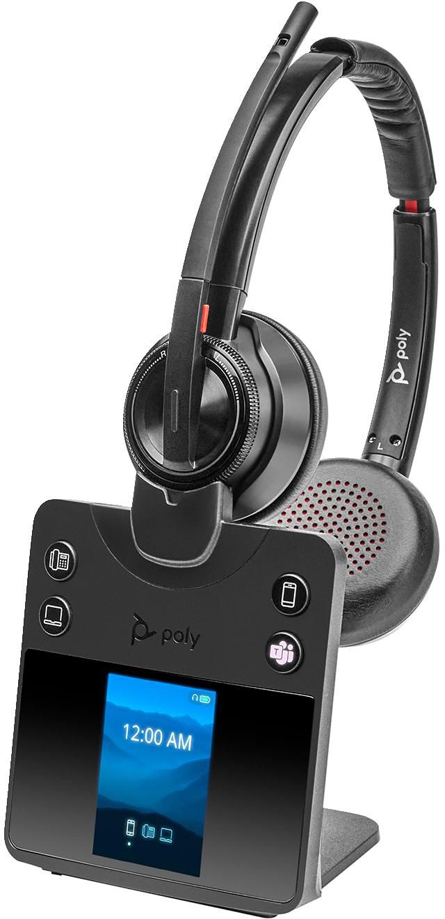 Poly Savi 8420 Office Stereo – Duo Headset – DECT – für Microsoft Teams
