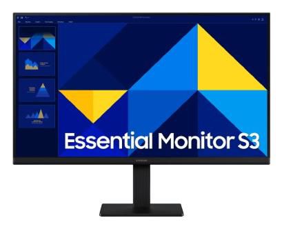 Samsung S24D304Gau – Monitor, 24", 1920 × 1080 (Full HD), IPS, 100 Hz, 250 cd/m², VESA 100 × 100, Schwarz