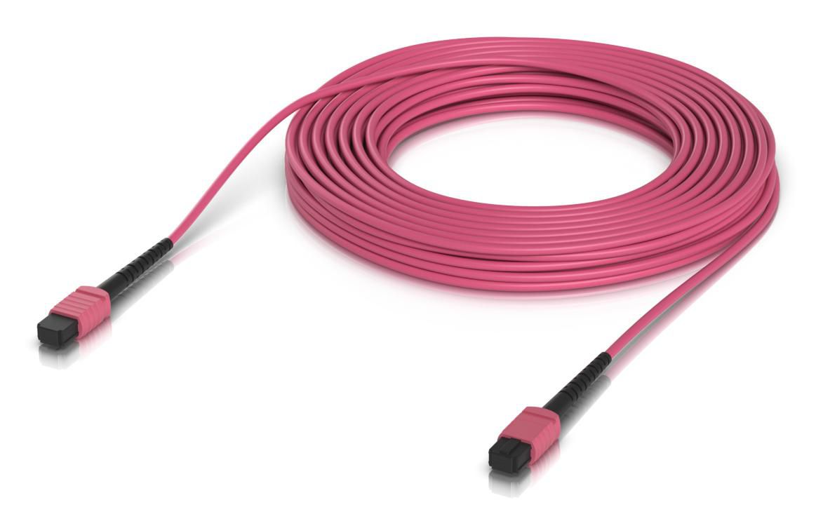 Ubiquiti LWL-Patchkabel – MPO–MPO, Multimode (OM4), 100 Gbit/s, 15 m