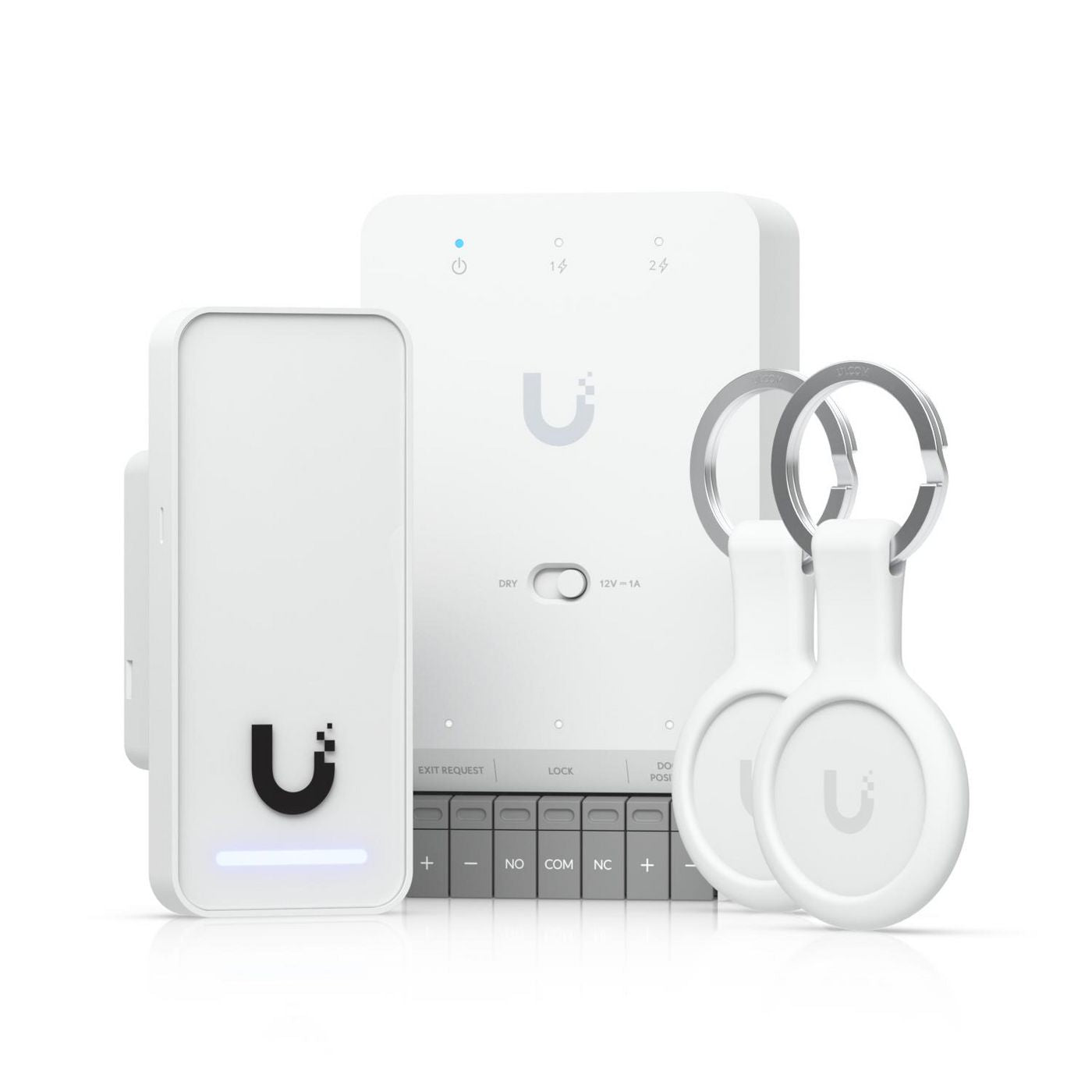 Ubiquiti UniFi Access G3 Single Kit Zutrittscontroller – 1 Tür, PoE, Metall/PC, Grau/Weiss