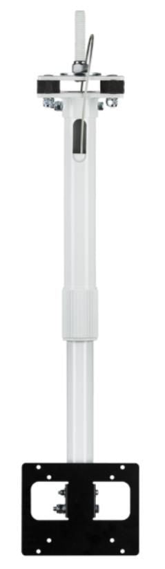 Zebra Halterung Teleskopisch Verstellbar – Monitor-Deckenhalterung – 36–66″ – VESA 75×75/100×100 mm