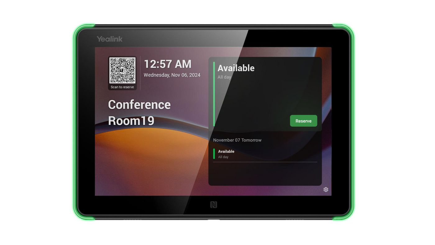 Yealink Room Panel E2 – 8" Touchpanel – WXGA, WLAN, Bluetooth