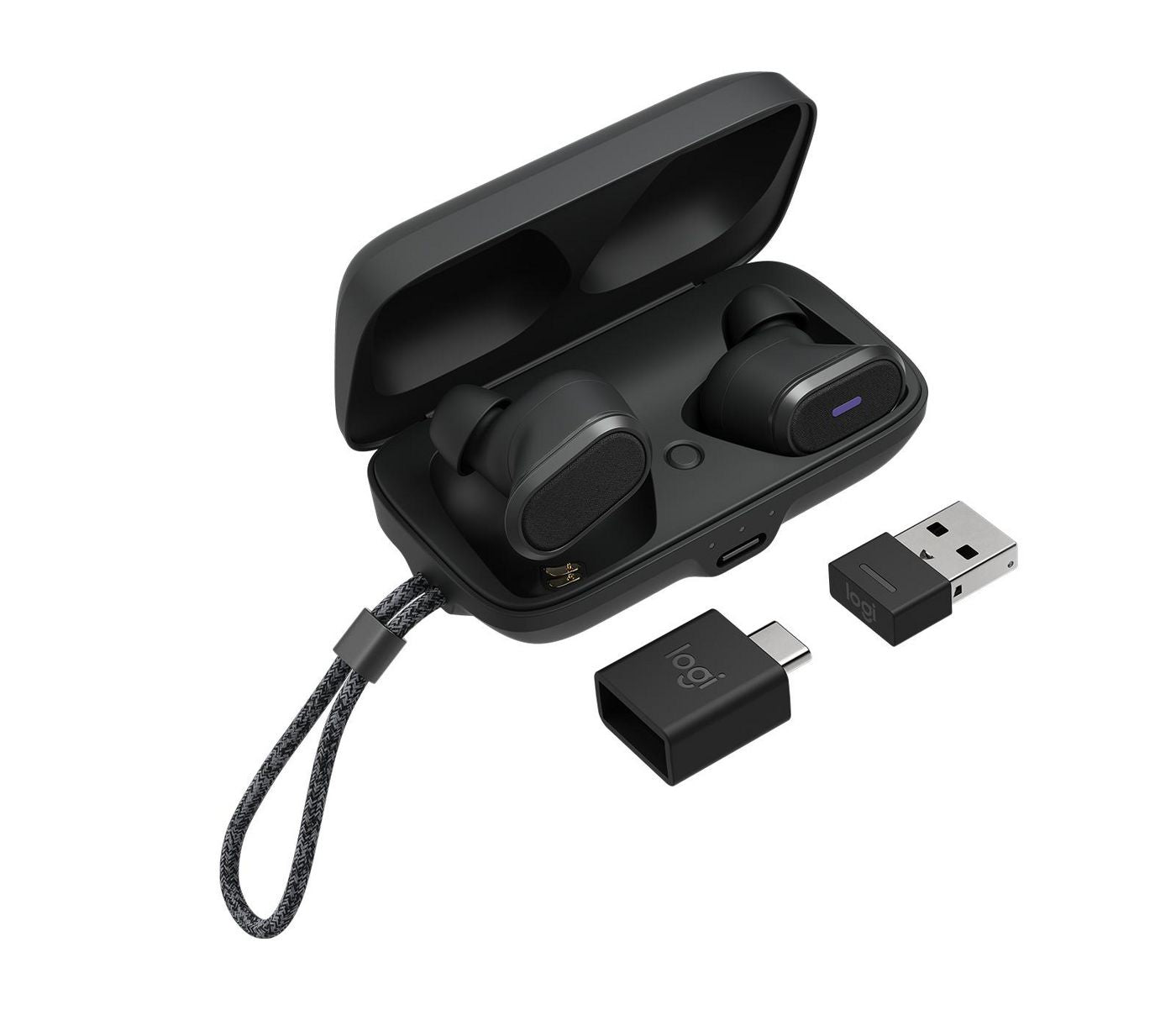 Logitech Zone True Wireless – True Wireless In-Ear Kopfhörer – Bluetooth – Graphit