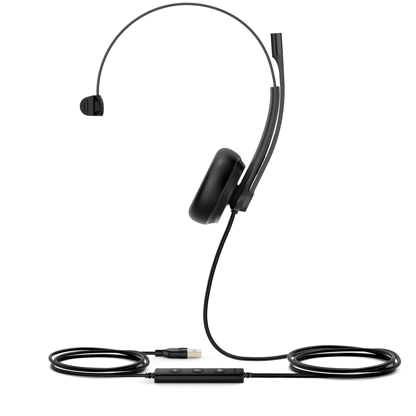 Yealink UH34 Mono UC Office-Headset – On-Ear, Kabel (USB-A), Schwarz
