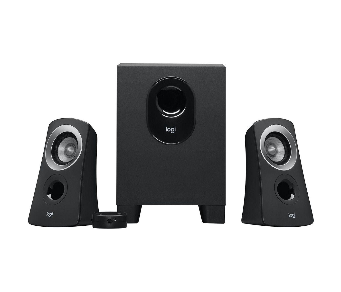 Logitech Z313 – PC-Lautsprecher-Set 2.1 – 25 W, mit Subwoofer, 3,5 mm Klinke, Schwarz