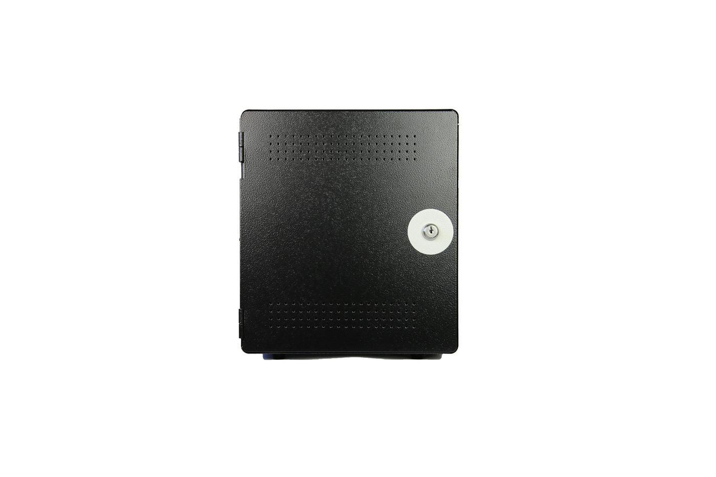 LEBA Innovation NoteBox 5 – Lade-Wandschrank für 5 Geräte, abschliessbar, 300 × 390 × 335 mm, schwarz