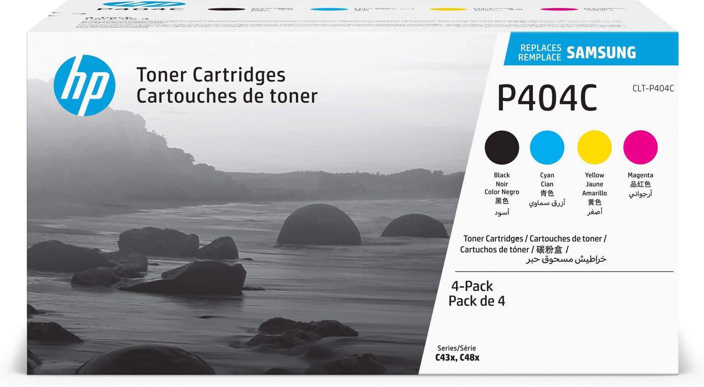 Samsung Toner-Multipack – BK/C/M/Y, schwarz 1500, C/M/Y 1000 Seiten – für Samsung SL-C430/480/483 und andere