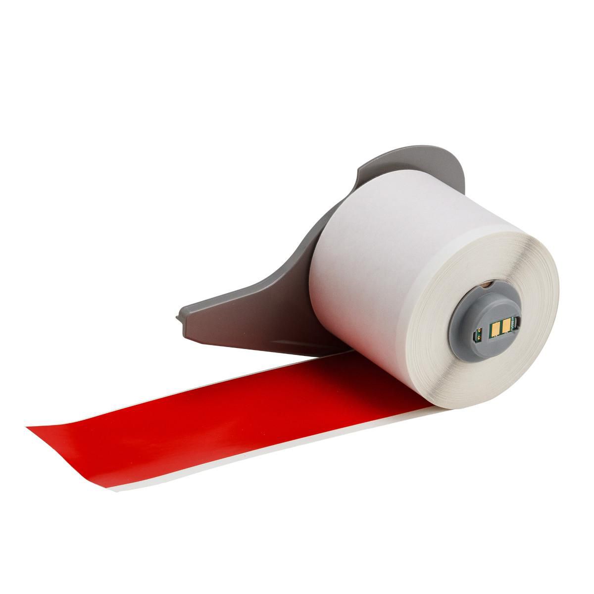 Brady Endlos-Etiketten 51 × 15,2 m – Vinyl, Rot – Permanent haftend – Thermotransfer – für BMP71/M710