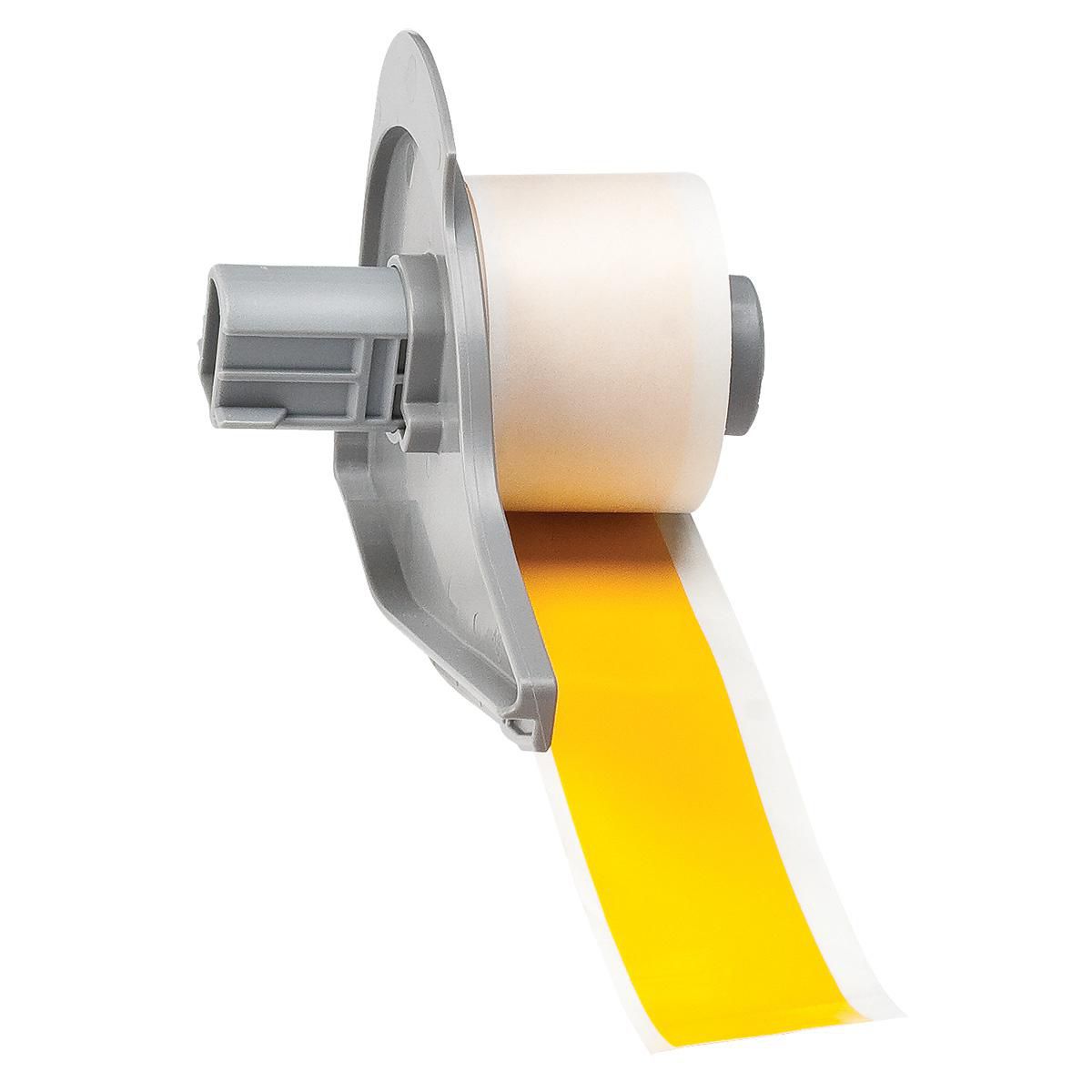 Brady M710 – Endlos-Etiketten 25 × 15,2 m – Vinyl, Gelb – Permanent haftend – Thermotransfer – für BMP71/M710