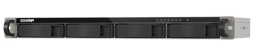 QNAP Speichergerät – SATA 6 Gb/s; 2 × 2,5 GbE LAN, 4-Bay 1U Rackmount