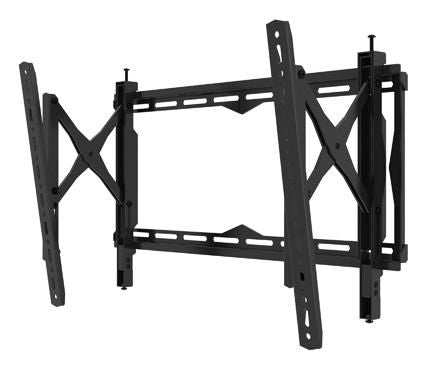 B-Tech Wandhalterung, ausziehbar, schwenkbar, bis 75", VESA 650×400, bis 35 kg, schwarz